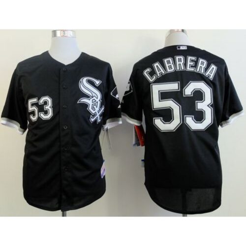 68635a56a5b33_1 White Sox #53 Melky Cabrera Black Cool Base Stitched MLB Jerseys