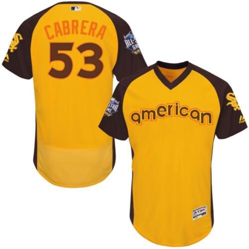 68635a62915c5_1 White Sox #53 Melky Cabrera Gold Flexbase Authentic Collection 2016 All-Star American League Stitched MLB Jersey