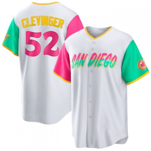 68635a6f07ab0_1 Men's San Diego Padres #52 Mike Clevinger 2022 White City Connect Cool Base Stitched Jersey