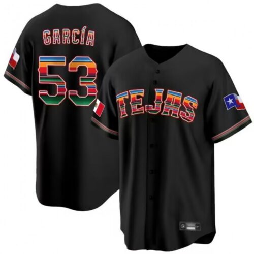 68635a79420fa_1 Men's Texas Rangers #53 Adolis Garcia Mexico Black Cool Base Stitched Baseball Jersey