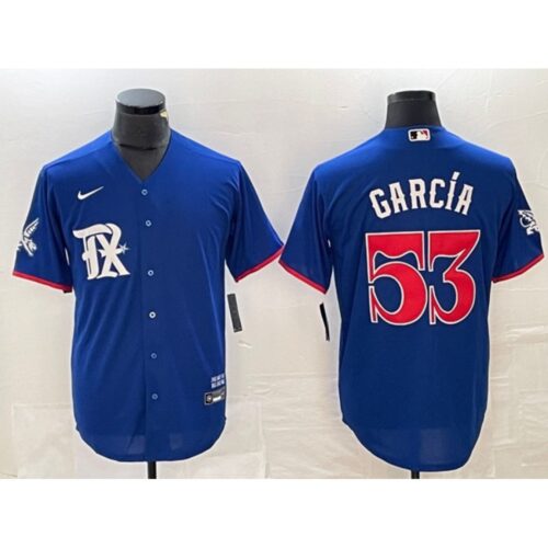 68635a8389427_1 Men's Texas Rangers #53 Adolis Garcia Royal City Connect Stitched Baseball Jersey