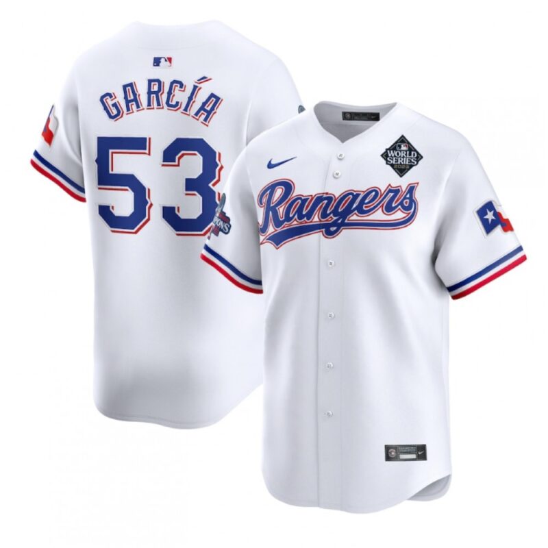 68635a8d5b436_1 Men's Texas Rangers #53 Adolis Garcia White 2023 World Series Patch And Champions Patch Stitched Baseball Jersey