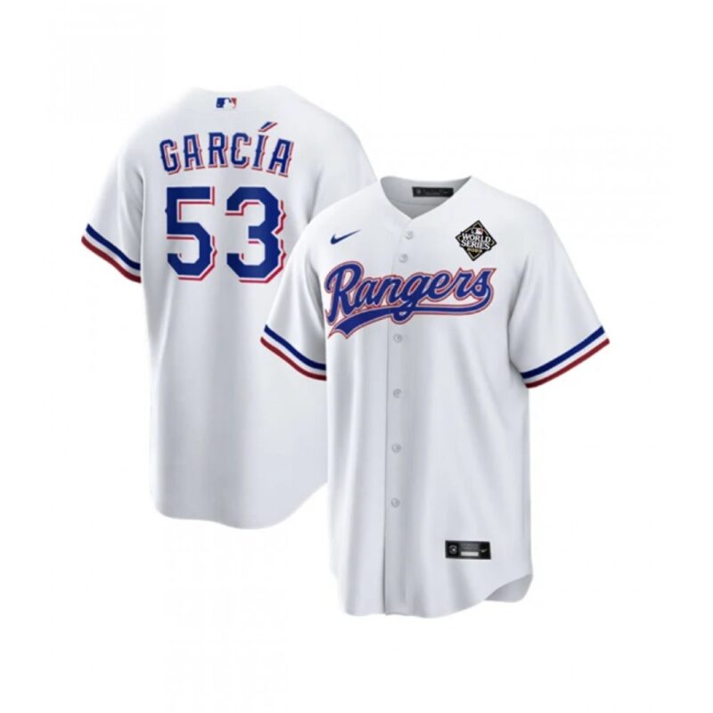 68635a9098879_1 Men's Texas Rangers #53 Adolis Garcia White 2023 World Series Stitched Baseball Jersey