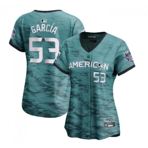 68635a998e9ca_1 Women's Texas Rangers #53 Adolis Garcia Teal 2023 All-star Stitched Baseball Jersey(Run Small)
