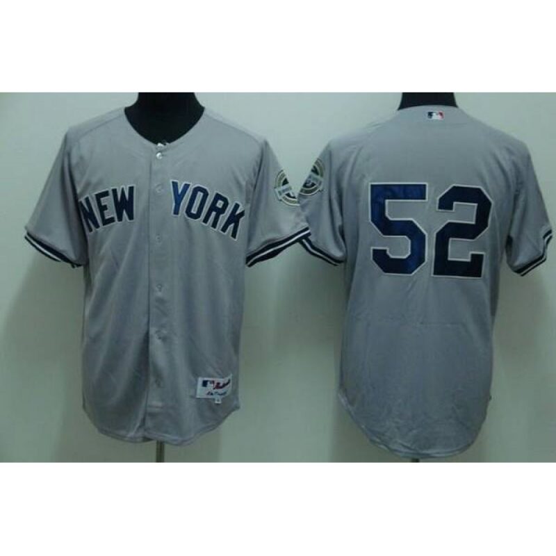 68635ae5666a6_1 Yankees #52 C.C. Sabathia Stitched Grey Youth MLB Jersey