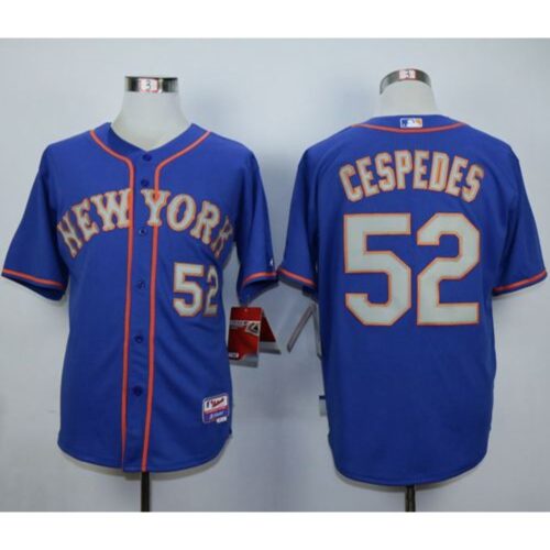 68635b197b2c5_1 Mets #52 Yoenis Cespedes Blue(Grey NO.) Alternate Road Cool Base Stitched MLB Jersey