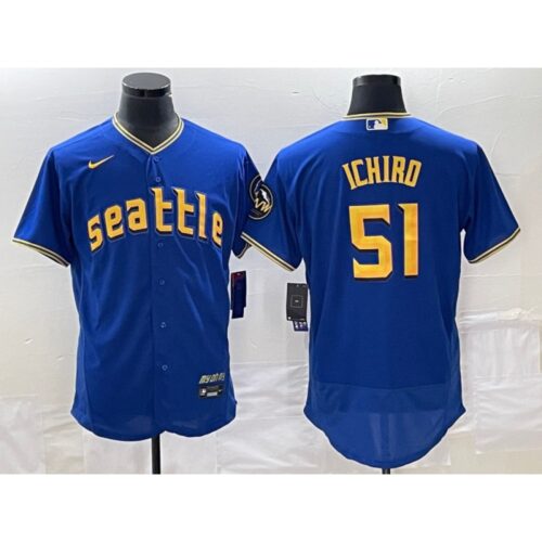 68635b2a0d9c3_1 Men's Seattle Mariners #51 ichiro Suzuki Royal 2023 City Connect Flex Base Stitched Jersey