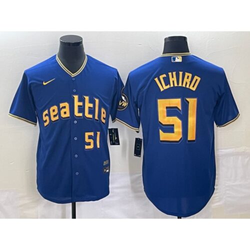 68635b30abf60_1 Men's Seattle Mariners #51 ichiro Suzuki Royal 2023 City Connect Cool Base With Patch Stitched Baseball Jersey