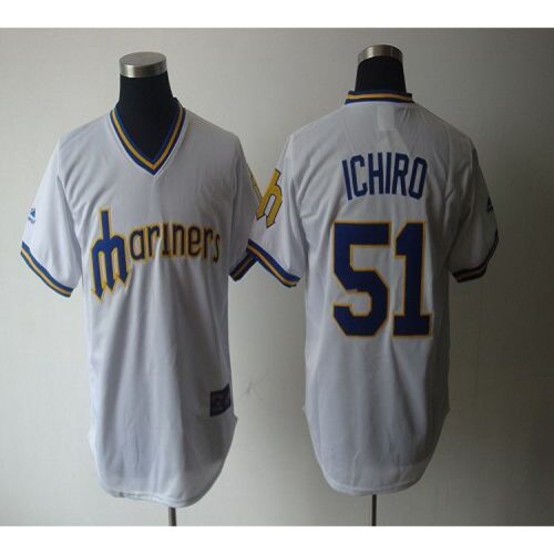 68635b547808e_1 Mariners #51 ichiro Suzuki White Cooperstown Throwback Stitched MLB Jersey