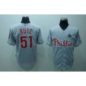 68635bc06509e_1 Phillies #51 Carlos Ruiz Stitched Grey MLB Jersey