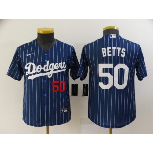 68635be6ef1f7_1 Youth Los Angeles Dodgers #50 Mookie Betts Blue Stitched Jersey