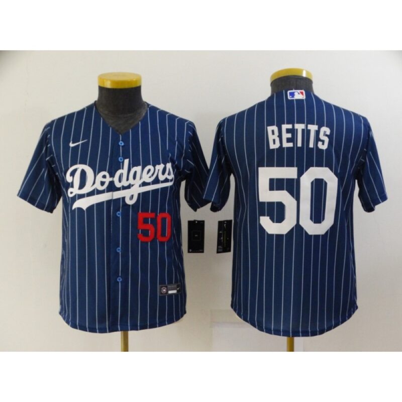 68635be6ef1f7_1 Youth Los Angeles Dodgers #50 Mookie Betts Blue Stitched Jersey