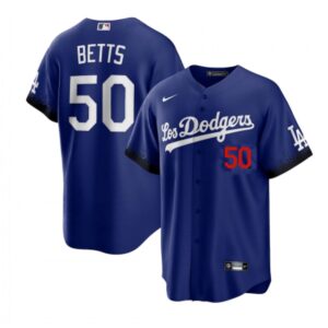 68635bec91cf3_1 Youth Los Angeles Dodgers #50 Mookie Betts 2021 Royal City Connect Cool Base Stitched Jersey