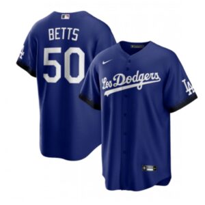68635bef6190e_1 Youth Los Angeles Dodgers #50 Mookie Betts 2021 Royal City Connect Cool Base Stitched Baseball Jersey