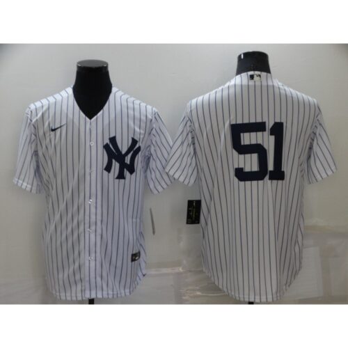68635c219e931_1 Men's New York Yankees #51 Bernie Williams White Cool Base Stitched Baseball Jersey