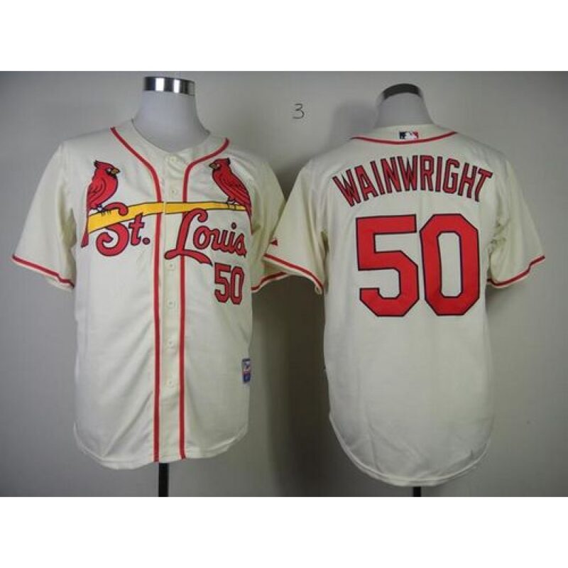 68635c46137b9_1 Cardinals #50 Adam Wainwright Cream Stitched MLB Jersey