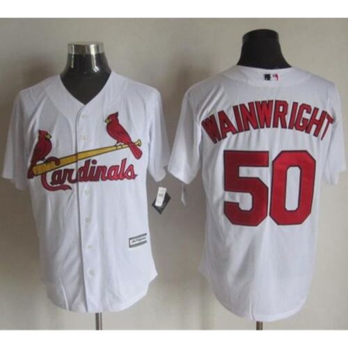 68635c534faff_1 Cardinals #50 Adam Wainwright White New Cool Base Stitched MLB Jersey
