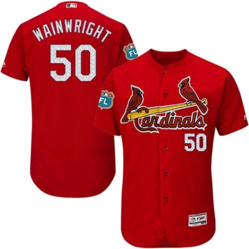 68635c6482090_1 Cardinals #50 Adam Wainwright Red Flexbase Authentic Collection Stitched MLB Jersey