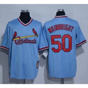 68635c6b394d1_1 Cardinals #50 Adam Wainwright Blue Cooperstown Throwback Stitched MLB Jersey