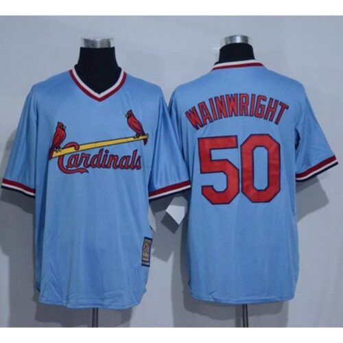 68635c6b394d1_1 Cardinals #50 Adam Wainwright Blue Cooperstown Throwback Stitched MLB Jersey