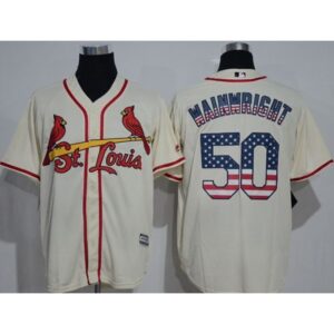 68635c7ca6ee8_1 Cardinals #50 Adam Wainwright Cream USA Flag Fashion Stitched MLB Jersey
