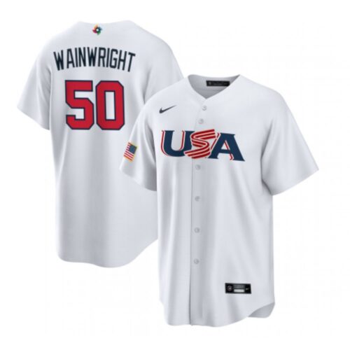 68635c8d68aa7_1 Men's USA Baseball #50 Adam Wainwright 2023 White World Baseball Classic Stitched Jersey