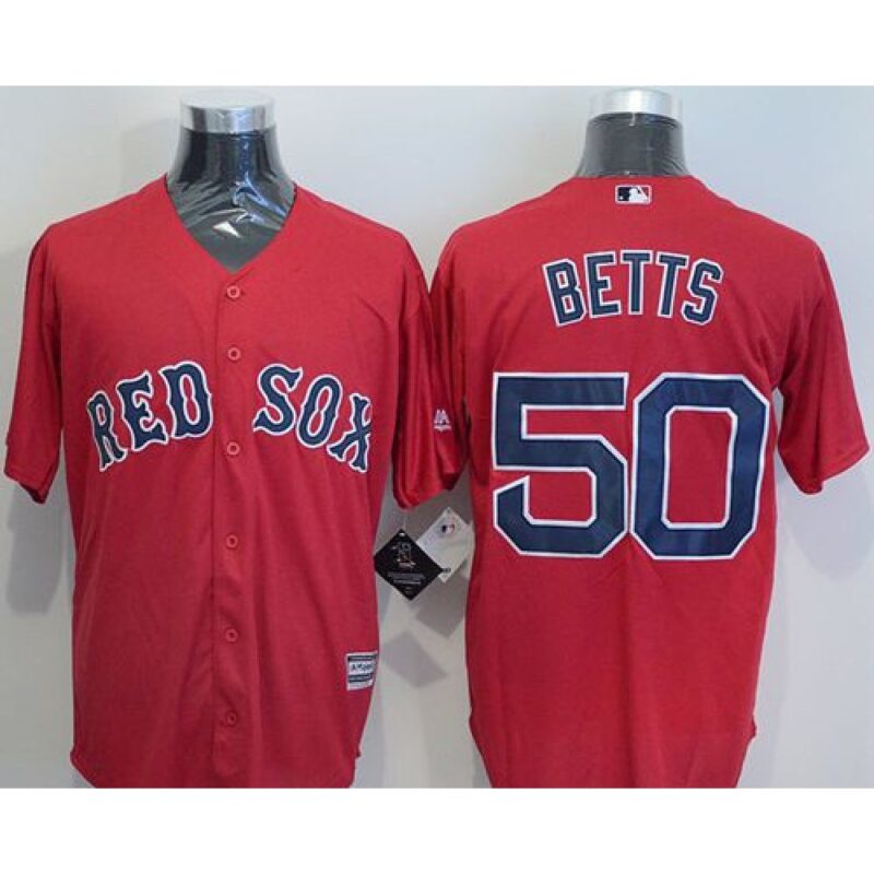 68635c9a95dbb_1 Red Sox #50 Mookie Betts Red New Cool Base Stitched MLB Jersey