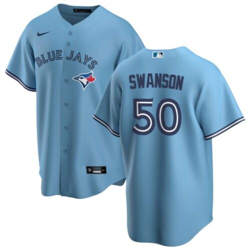 68635ca455c80_1 Men's Toronto Blue Jays #50 Erik Swanson Light Blue Cool Base Stitched Jersey