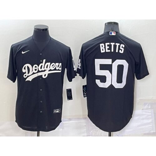 68635cab0bead_1 Men's Los Angeles Dodgers #50 Mookie Betts Black Cool Base Stitched Jersey
