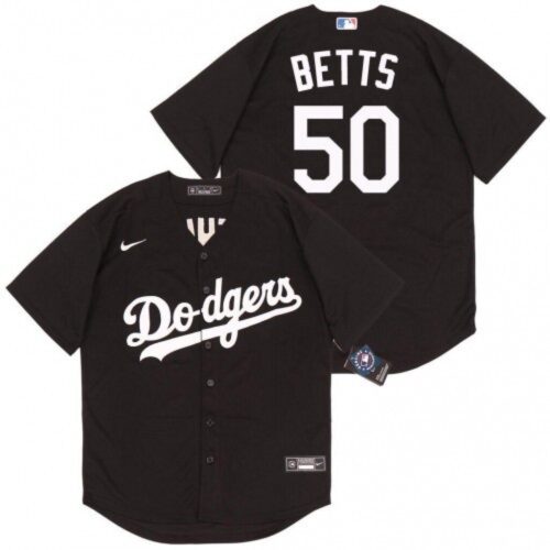 68635cb5855c1_1 Men's Los Angeles Dodgers #50 Mookie Betts Black Cool Base Stitched Jersey