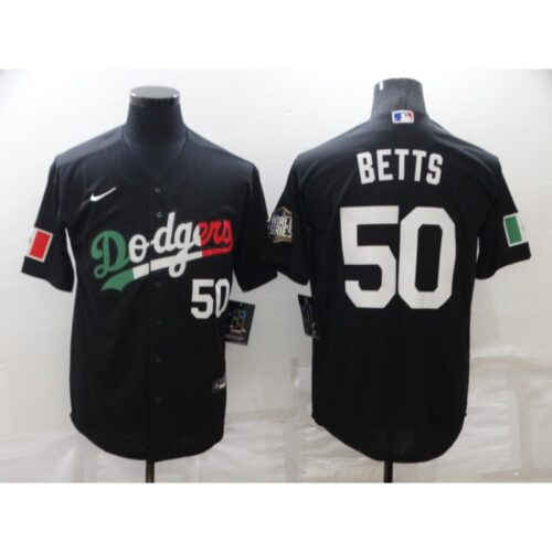 68635cc63fc3a_1 Men's Los Angeles Dodgers #50 Mookie Betts Black Cool Base Stitched Baseball Jersey