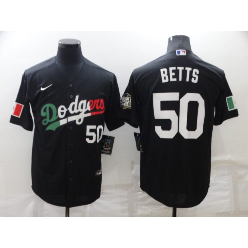 68635cc63fc3a_1 Men's Los Angeles Dodgers #50 Mookie Betts Black Cool Base Stitched Baseball Jersey