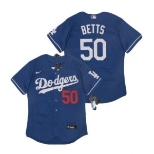 68635cd78d4b2_1 Men's Los Angeles Dodgers #50 Mookie Betts Blue Flex Base Stitched Jersey