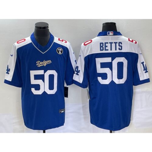 68635cde561fd_1 Men's Los Angeles Dodgers #50 Mookie Betts Blue Vin Scully Patch Stitched Jersey