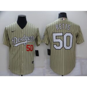 68635ce52ebf3_1 Men's Los Angeles Dodgers #50 Mookie Betts Cream Cool Base Stitched Jersey
