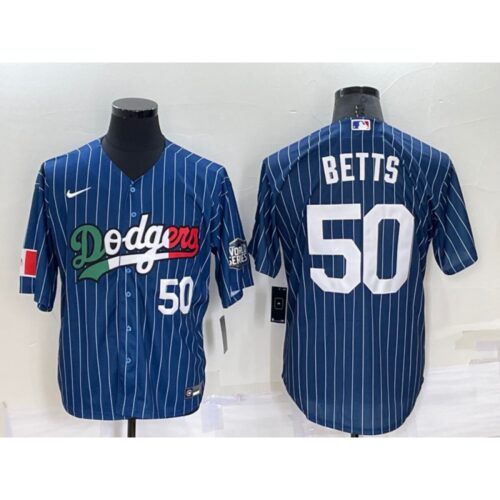 68635d03dec41_1 Men's Los Angeles Dodgers #50 Mookie Betts Navy Mexico World Series Cool Base Stitched Baseball Jersey