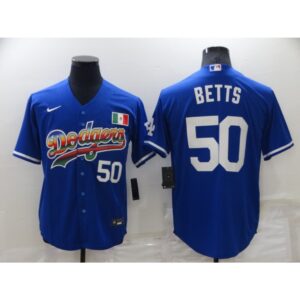 68635d2f756fb_1 Men's Los Angeles Dodgers #50 Mookie Betts Royal Stitched Baseball Jersey