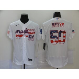 68635d362a834_1 Men's Los Angeles Dodgers #50 Mookie Betts White 2020 Stars & Stripes Flex Base Stitched Jersey