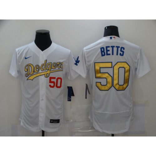 68635d4877ddb_1 Men's Los Angeles Dodgers #50 Mookie Betts 2021 White Gold Sttiched Jersey