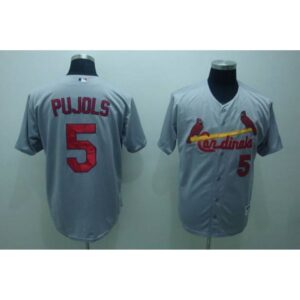 68635eccd2f73_1 Cardinals #5 Albert Pujols Stitched Grey MLB Jersey