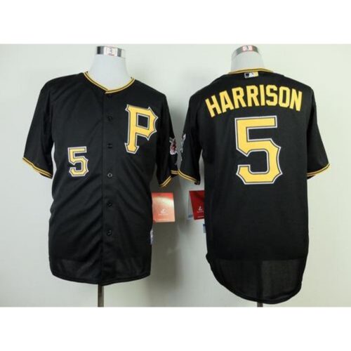 68635edd172f3_1 Pirates #5 Josh Harrison Black Cool Base Stitched MLB Jersey