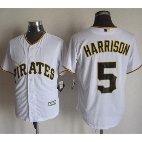 68635efed73cf_1 Pirates #5 Josh Harrison White New Cool Base Stitched MLB Jersey