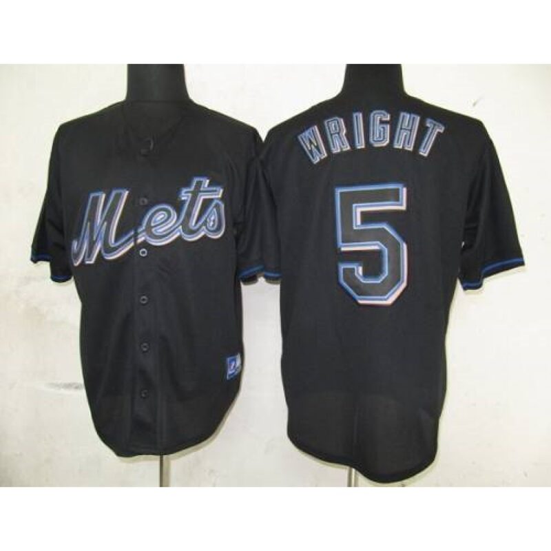 68635f0c97598_1 Mets #5 David Wright Black Fashion Stitched MLB Jersey