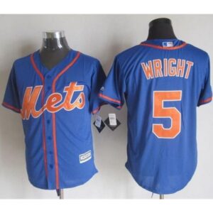 68635f21ca052_1 Mets #5 David Wright Blue Alternate Home New Cool Base Stitched MLB Jersey