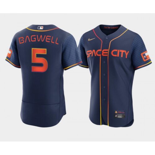 68636088e9cf6_1 Men's Houston Astros #5 Jeff Bagwell 2022 Navy City Connect Flex Base Stitched Baseball Jersey