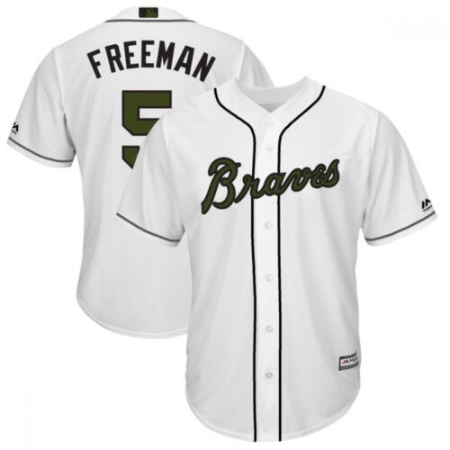 686360d81f64b_1 Men's Atlanta Braves #5 Freddie Freeman White 2018 Memorial Day Cool Base Stitched MLB Jersey
