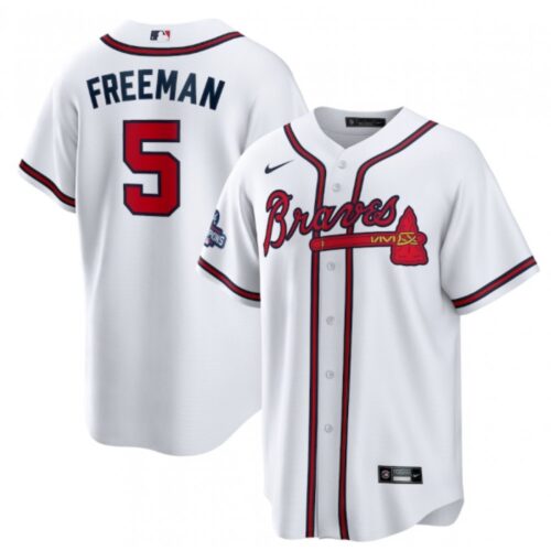 686360db5d6ff_1 Men's Atlanta Braves #5 Freddie Freeman 2021 White World Series Champions Cool Base Stitched Jersey