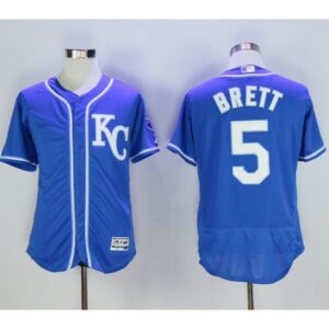 6863612a9b896_1 Royals #5 George Brett Royal Blue Flexbase Authentic Collection Stitched MLB Jersey