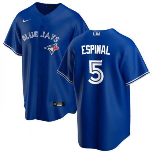 68636240dfb53_1 Men's Toronto Blue Jays #5 Santiago Espinal Royal Cool Base Stitched Jersey