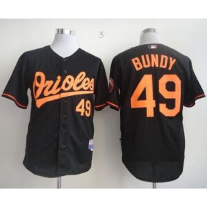 6863637684c2f_1 Orioles #49 Dylan Bundy Black Cool Base Stitched MLB Jersey